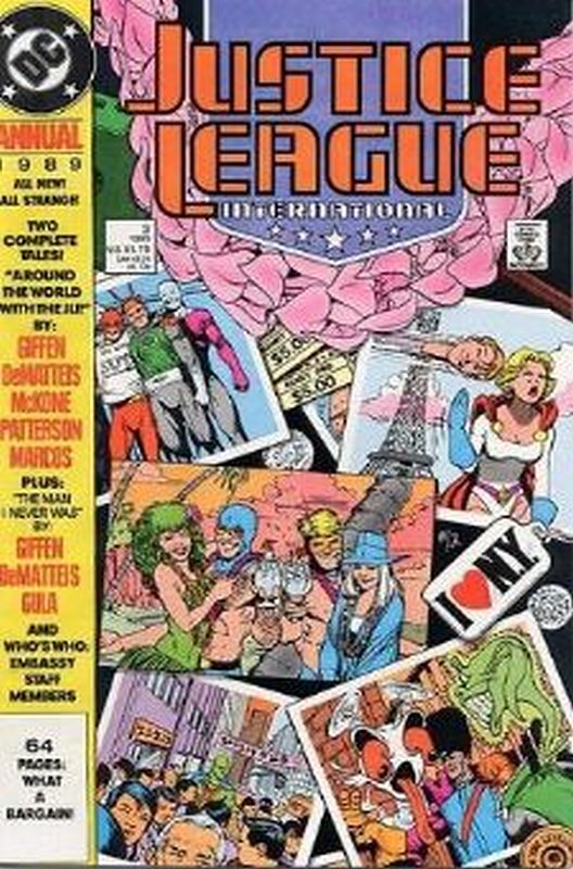 Cover of Justice League Annual (Vol 1) #3. One of 250,000 Vintage American Comics on sale from Krypton!