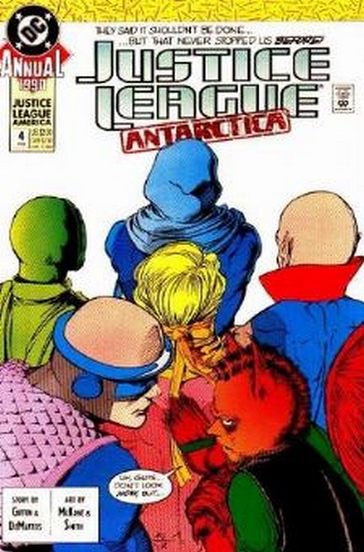 Cover of Justice League Annual (Vol 1) #4. One of 250,000 Vintage American Comics on sale from Krypton!