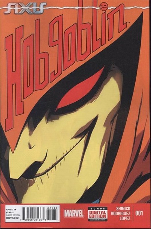 Cover of Axis: Hobgoblin (2014 Ltd) #1. One of 250,000 Vintage American Comics on sale from Krypton!