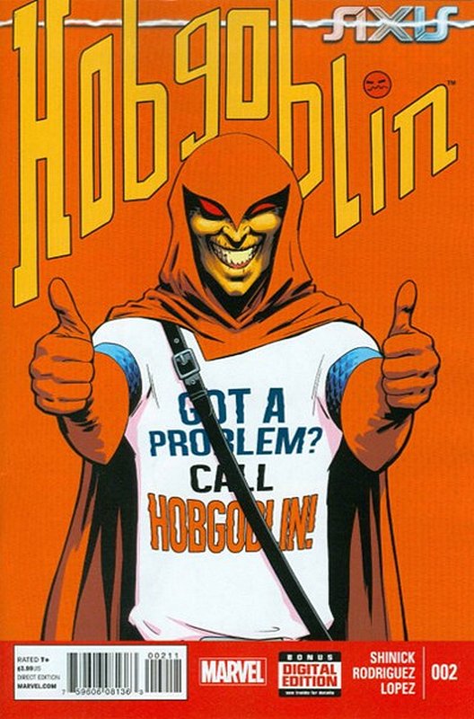 Cover of Axis: Hobgoblin (2014 Ltd) #2. One of 250,000 Vintage American Comics on sale from Krypton!