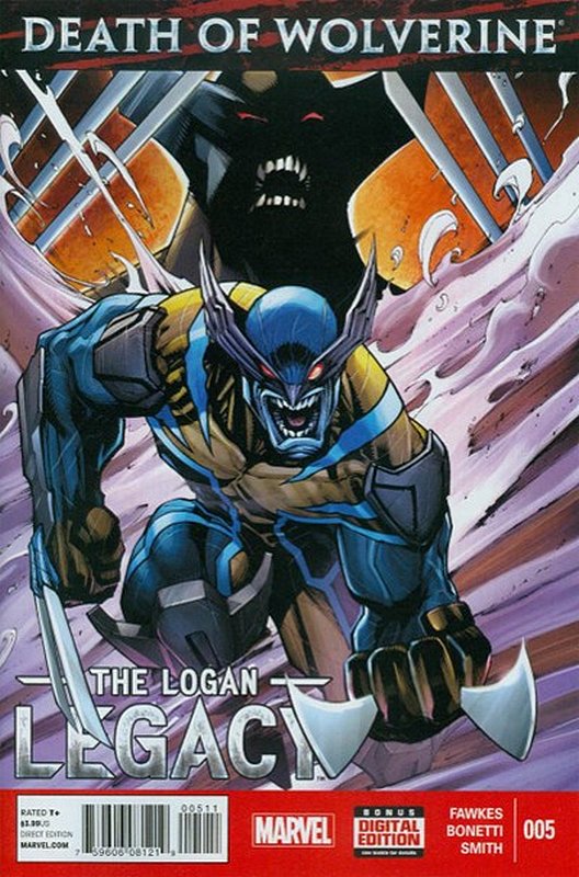 Cover of Death of Wolverine: Logan Legacy (2014 Ltd) #5. One of 250,000 Vintage American Comics on sale from Krypton!
