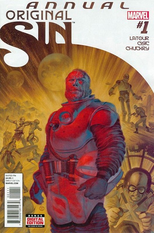 Cover of Original Sin Annual (2014) #1. One of 250,000 Vintage American Comics on sale from Krypton!