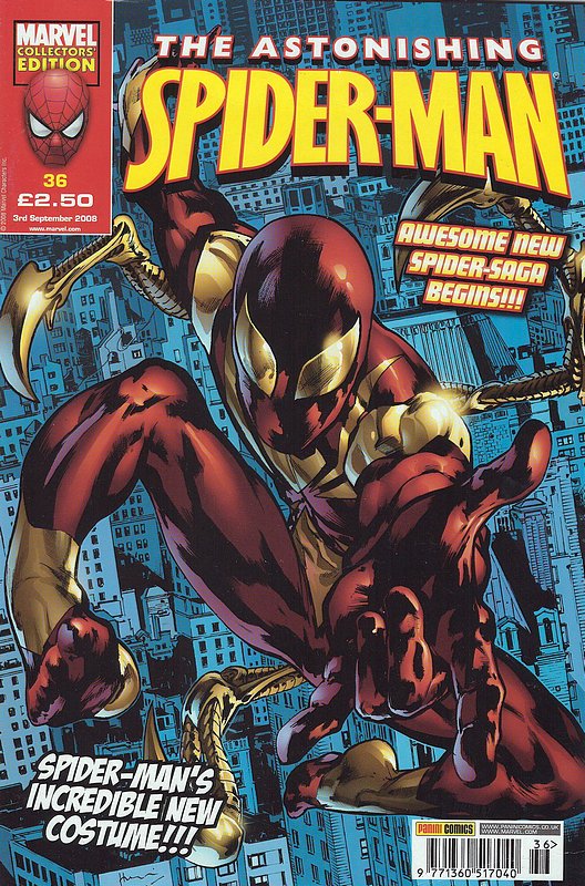 Cover of Astonishing Spider-Man (Vol 2) (UK) #36. One of 250,000 Vintage American Comics on sale from Krypton!