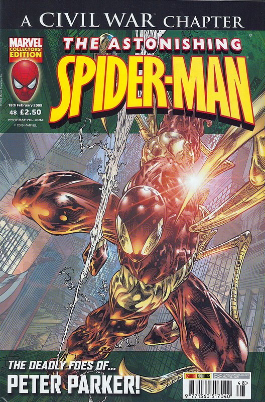 Cover of Astonishing Spider-Man (Vol 2) (UK) #48. One of 250,000 Vintage American Comics on sale from Krypton!