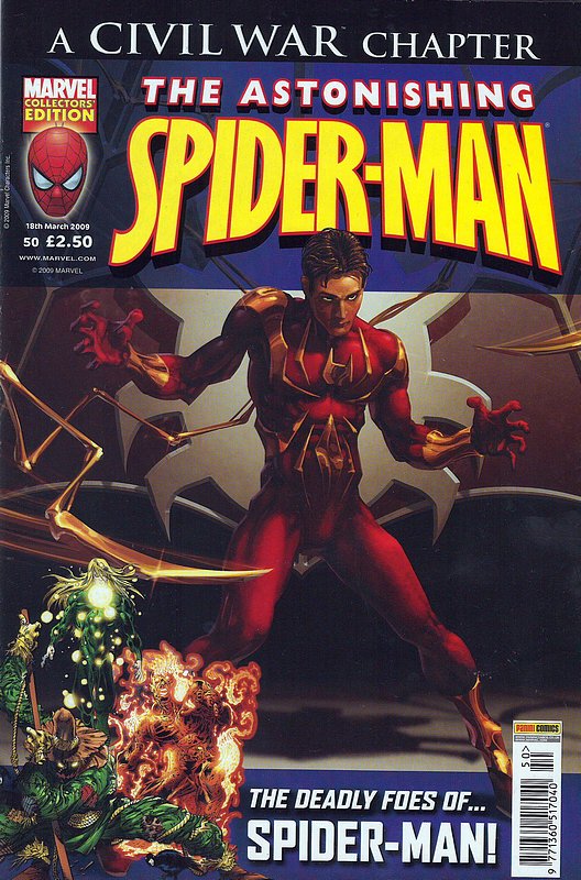 Cover of Astonishing Spider-Man (Vol 2) (UK) #50. One of 250,000 Vintage American Comics on sale from Krypton!