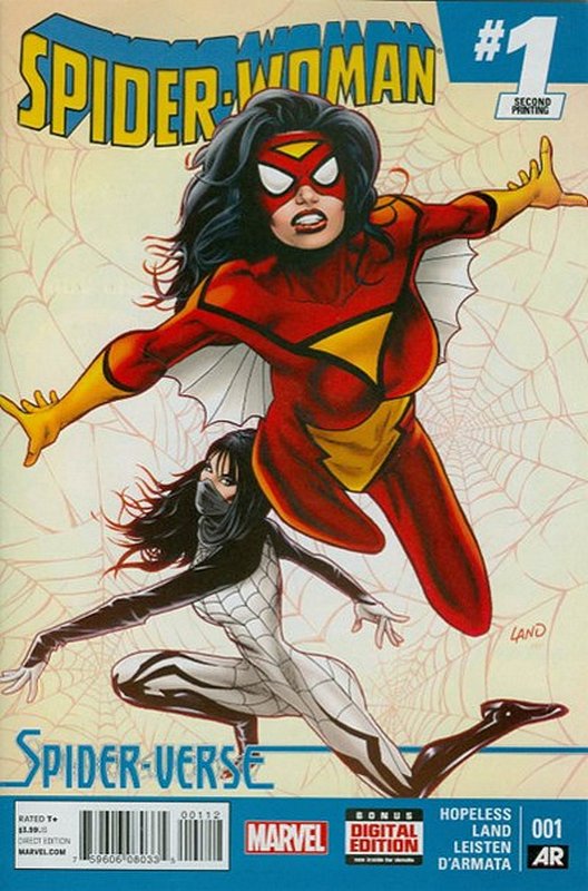 Cover of Spider-Woman (Vol 4) #1. One of 250,000 Vintage American Comics on sale from Krypton!