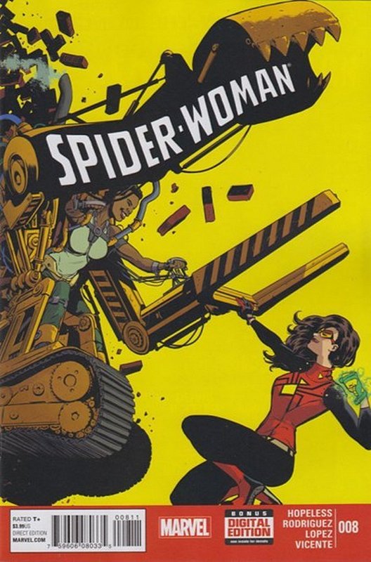 Cover of Spider-Woman (Vol 4) #8. One of 250,000 Vintage American Comics on sale from Krypton!