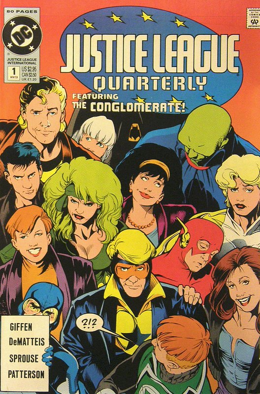 Cover of Justice League Quarterly (Vol 1) #1. One of 250,000 Vintage American Comics on sale from Krypton!