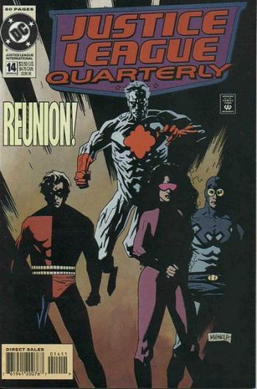 Cover of Justice League Quarterly (Vol 1) #14. One of 250,000 Vintage American Comics on sale from Krypton!