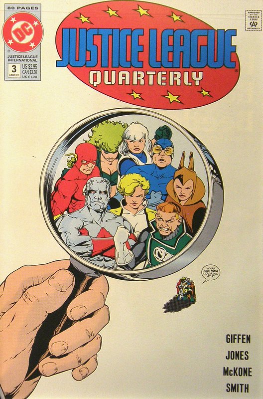 Cover of Justice League Quarterly (Vol 1) #3. One of 250,000 Vintage American Comics on sale from Krypton!