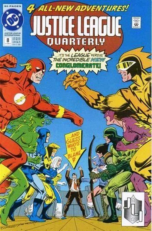 Cover of Justice League Quarterly (Vol 1) #8. One of 250,000 Vintage American Comics on sale from Krypton!