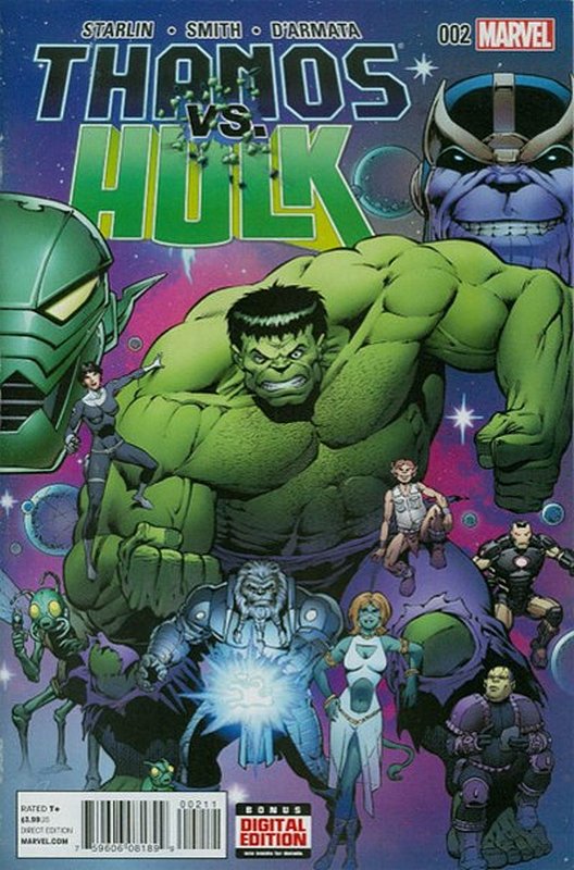Cover of Thanos vs Hulk (2014 Ltd) #2. One of 250,000 Vintage American Comics on sale from Krypton!