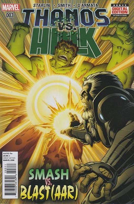 Cover of Thanos vs Hulk (2014 Ltd) #3. One of 250,000 Vintage American Comics on sale from Krypton!