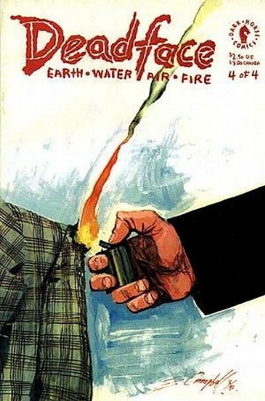 Cover of Deadface: Earth Water Air Fire (1992 Ltd) #4. One of 250,000 Vintage American Comics on sale from Krypton!