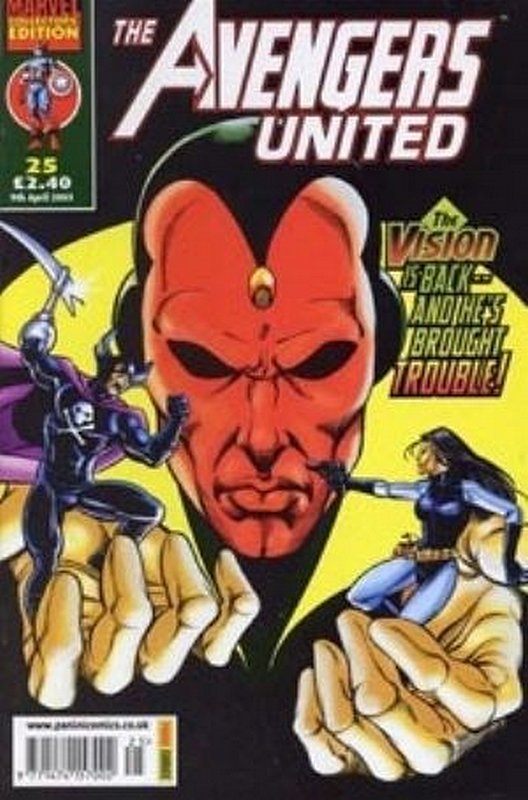 Cover of Avengers United (Vol 1) (UK) #25. One of 250,000 Vintage American Comics on sale from Krypton!