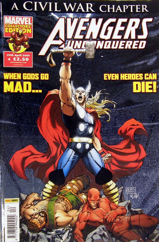 Cover of Avengers Unconquered (Vol 1) (UK) #4. One of 250,000 Vintage American Comics on sale from Krypton!