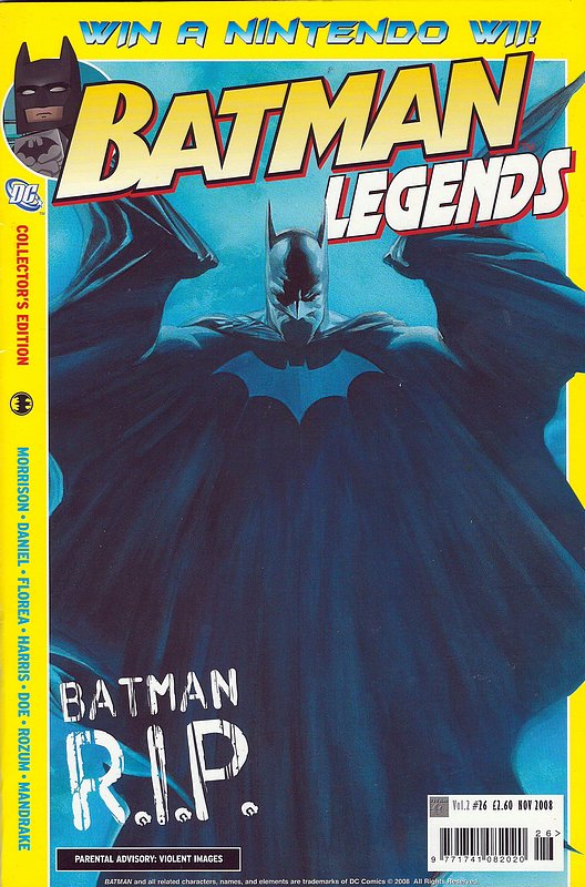 Cover of Batman Legends (Vol 2) (UK) #26. One of 250,000 Vintage American Comics on sale from Krypton!
