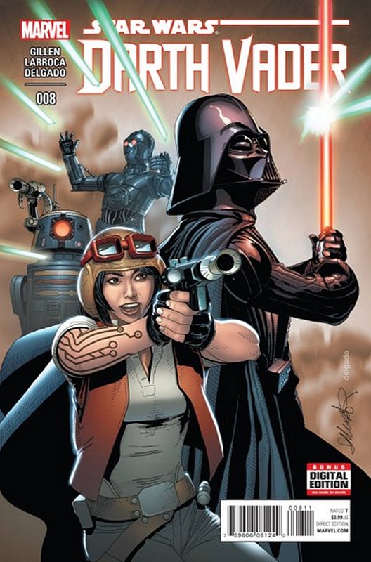 Cover of Darth Vader (Vol 1) #8. One of 250,000 Vintage American Comics on sale from Krypton!
