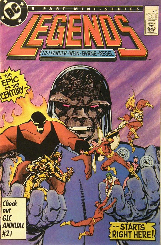 Cover of Legends (1986 Ltd) #1. One of 250,000 Vintage American Comics on sale from Krypton!