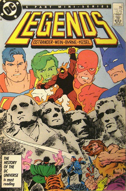 Cover of Legends (1986 Ltd) #3. One of 250,000 Vintage American Comics on sale from Krypton!