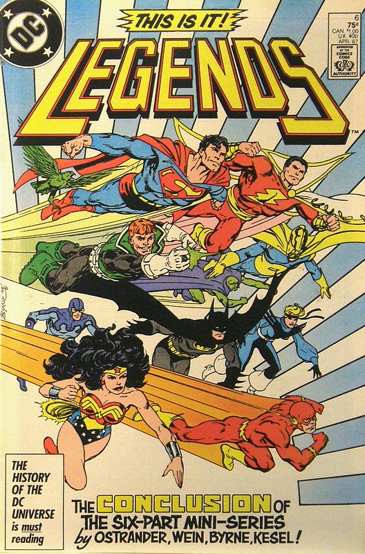 Cover of Legends (1986 Ltd) #6. One of 250,000 Vintage American Comics on sale from Krypton!