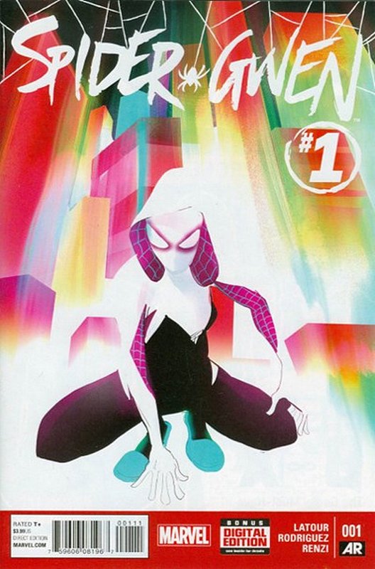 Cover of Spider-Gwen (Vol 1) #1. One of 250,000 Vintage American Comics on sale from Krypton!