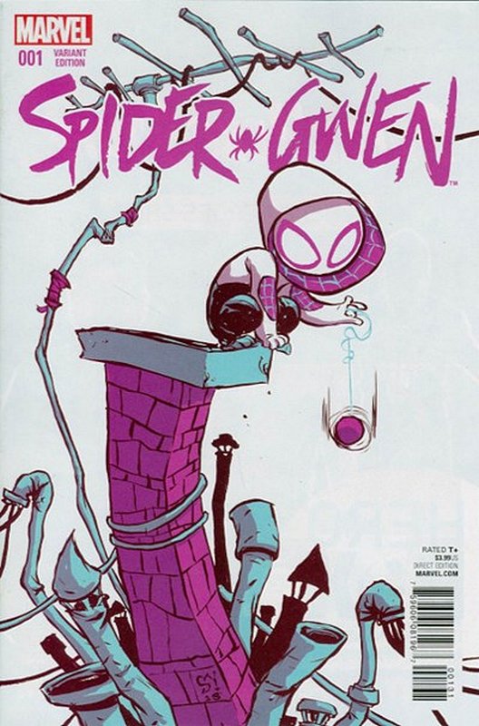Cover of Spider-Gwen (Vol 1) #1. One of 250,000 Vintage American Comics on sale from Krypton!