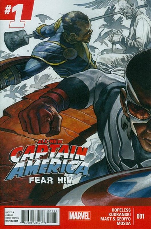 Cover of All-New Captain America: Fear Me (2015 Ltd) #1. One of 250,000 Vintage American Comics on sale from Krypton!