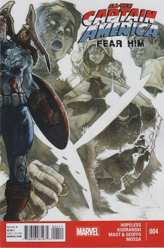 Cover of All-New Captain America: Fear Me (2015 Ltd) #4. One of 250,000 Vintage American Comics on sale from Krypton!
