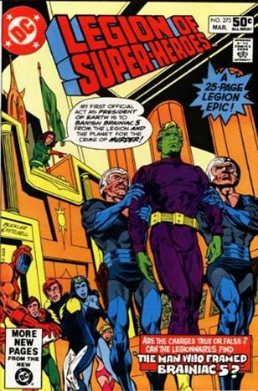 Cover of Legion of Super-Heroes (Vol 1) #273. One of 250,000 Vintage American Comics on sale from Krypton!