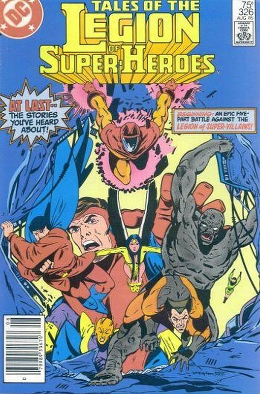 Cover of Legion of Super-Heroes (Vol 1) #326. One of 250,000 Vintage American Comics on sale from Krypton!