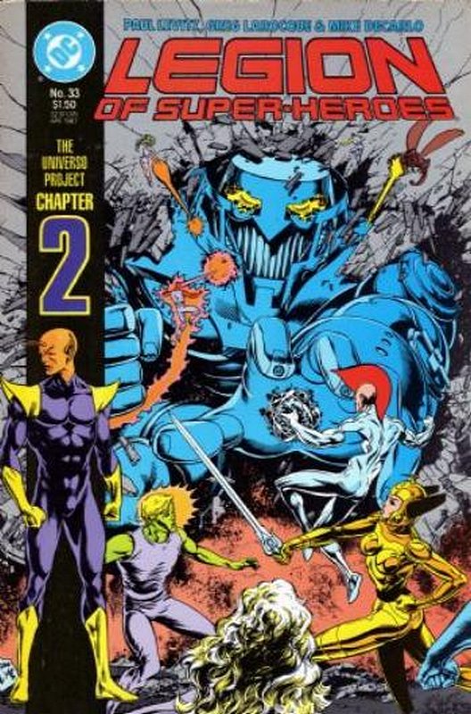 Cover of Legion of Super-Heroes (Vol 2) #33. One of 250,000 Vintage American Comics on sale from Krypton!