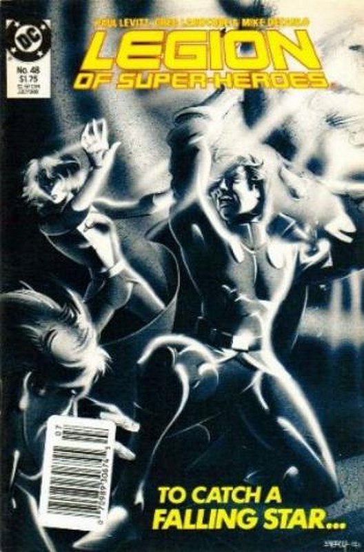 Cover of Legion of Super-Heroes (Vol 2) #48. One of 250,000 Vintage American Comics on sale from Krypton!