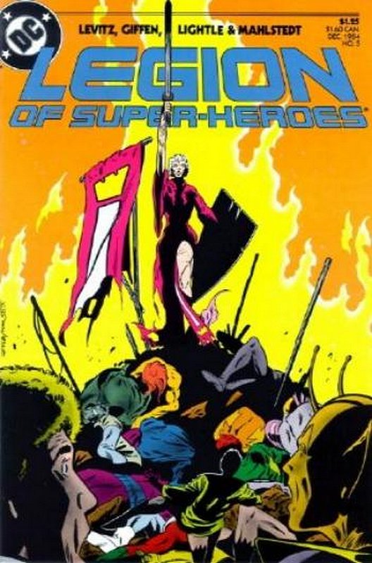 Cover of Legion of Super-Heroes (Vol 2) #5. One of 250,000 Vintage American Comics on sale from Krypton!