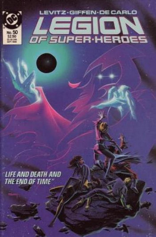 Cover of Legion of Super-Heroes (Vol 2) #50. One of 250,000 Vintage American Comics on sale from Krypton!