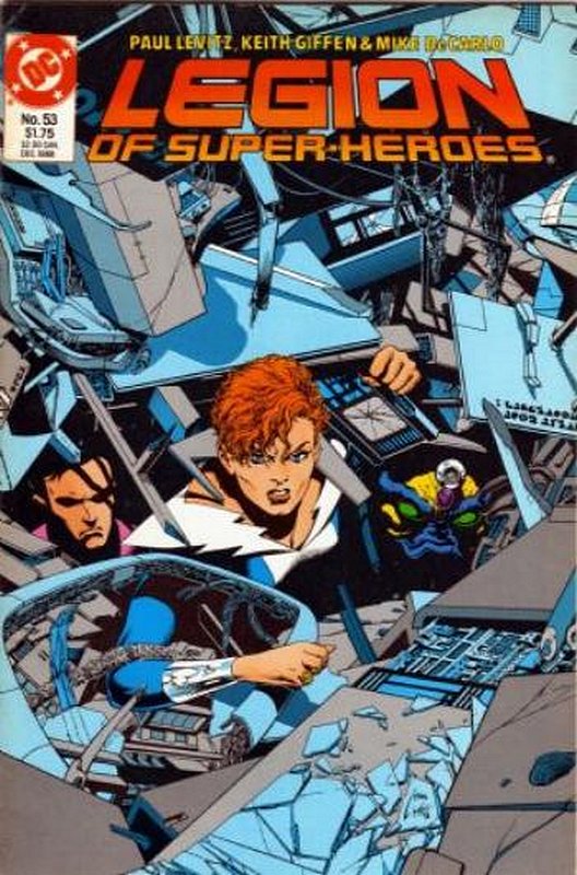 Cover of Legion of Super-Heroes (Vol 2) #53. One of 250,000 Vintage American Comics on sale from Krypton!