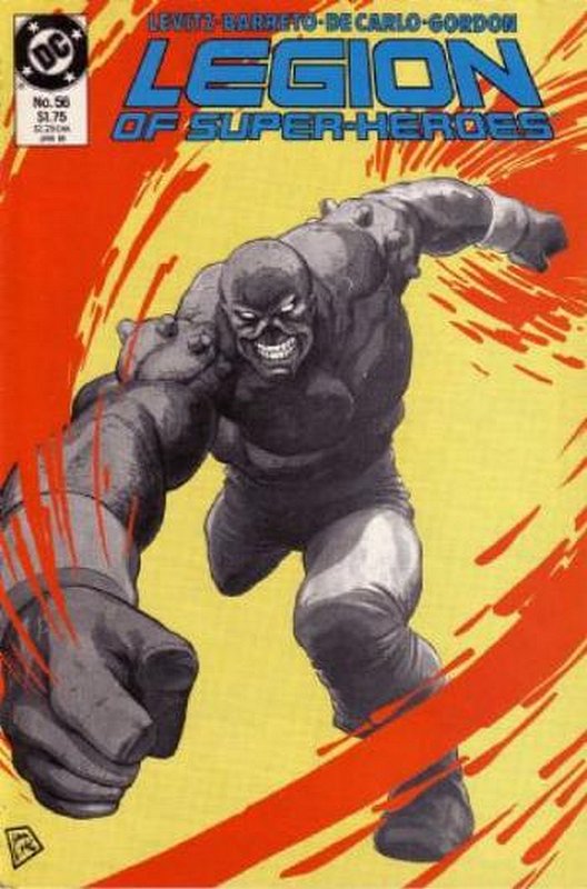 Cover of Legion of Super-Heroes (Vol 2) #56. One of 250,000 Vintage American Comics on sale from Krypton!