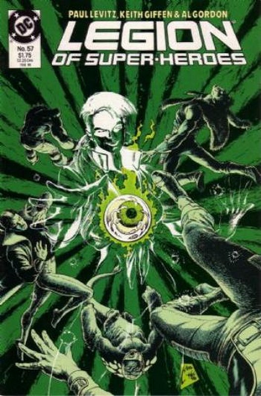 Cover of Legion of Super-Heroes (Vol 2) #57. One of 250,000 Vintage American Comics on sale from Krypton!