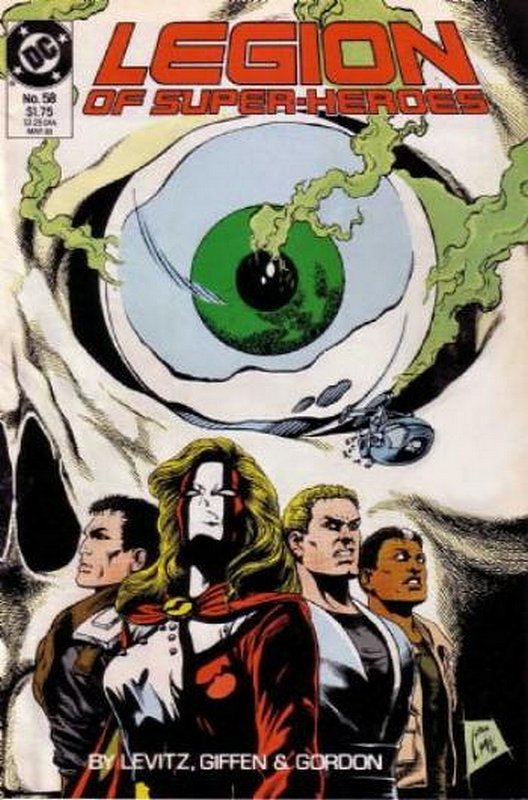 Cover of Legion of Super-Heroes (Vol 2) #58. One of 250,000 Vintage American Comics on sale from Krypton!
