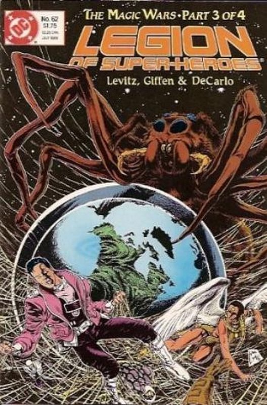 Cover of Legion of Super-Heroes (Vol 2) #62. One of 250,000 Vintage American Comics on sale from Krypton!