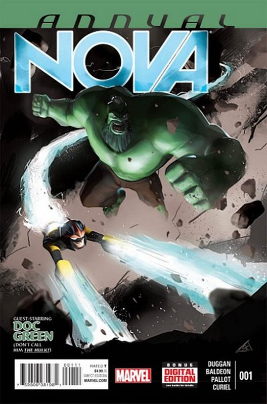 Cover of Nova Annual (2015) #1. One of 250,000 Vintage American Comics on sale from Krypton!