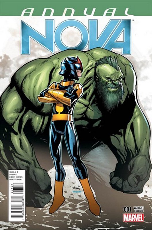 Cover of Nova Annual (2015) #1. One of 250,000 Vintage American Comics on sale from Krypton!