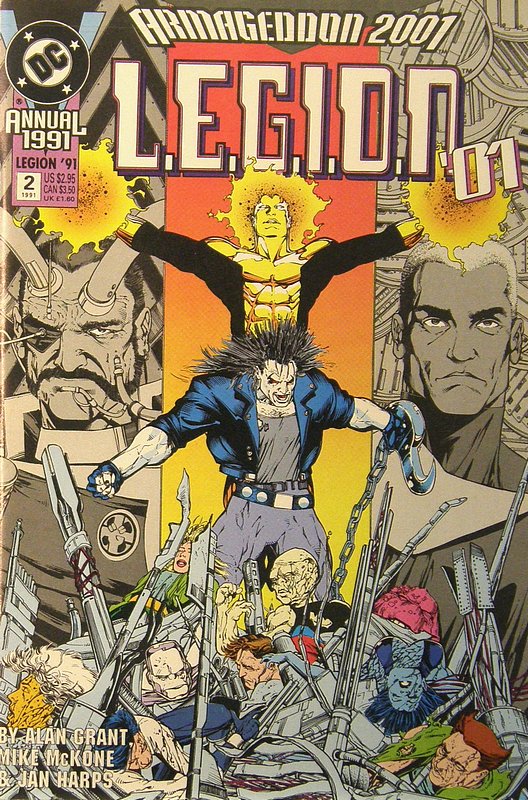 Cover of LEGION 89 (-94) Annual #2. One of 250,000 Vintage American Comics on sale from Krypton!