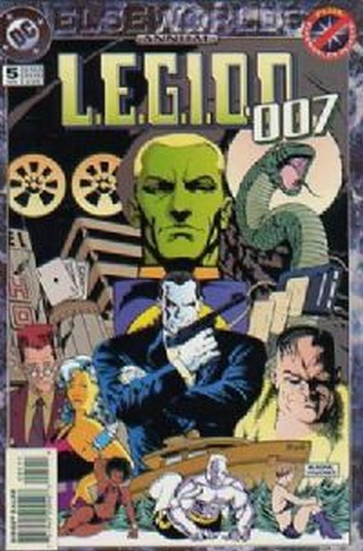 Cover of LEGION 89 (-94) Annual #5. One of 250,000 Vintage American Comics on sale from Krypton!