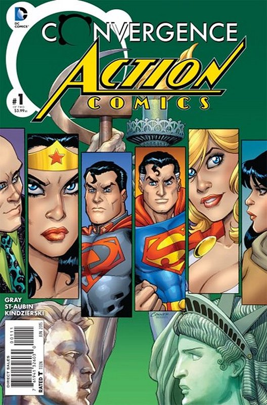 Cover of Convergence: Action Comics (2015 Ltd) #1. One of 250,000 Vintage American Comics on sale from Krypton!