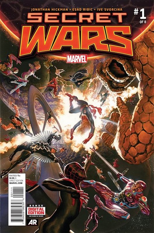Cover of Secret Wars (2015 Ltd) #1. One of 250,000 Vintage American Comics on sale from Krypton!