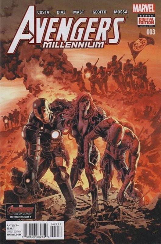 Cover of Avengers: Millennium (2015 Ltd) #3. One of 250,000 Vintage American Comics on sale from Krypton!