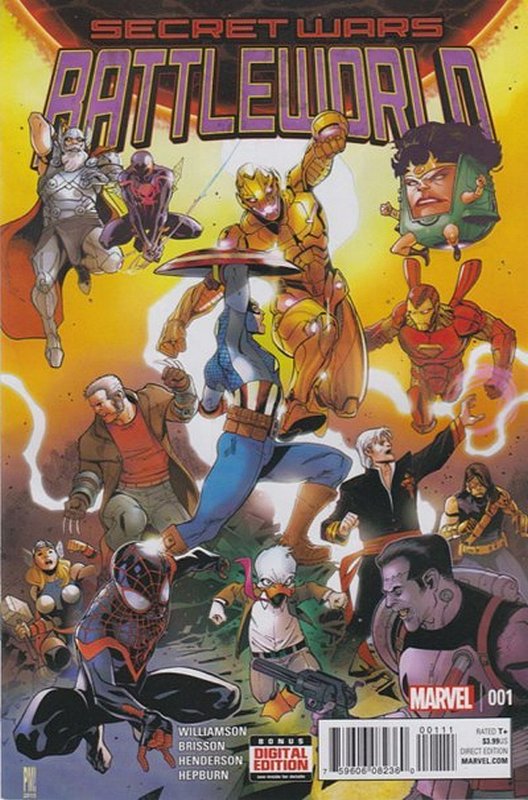 Cover of Secret Wars: Battleworld (2015 Ltd) #1. One of 250,000 Vintage American Comics on sale from Krypton!