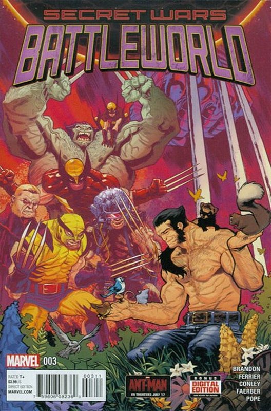 Cover of Secret Wars: Battleworld (2015 Ltd) #3. One of 250,000 Vintage American Comics on sale from Krypton!
