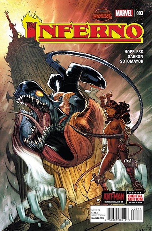 Cover of Inferno (2015 Ltd) #3. One of 250,000 Vintage American Comics on sale from Krypton!
